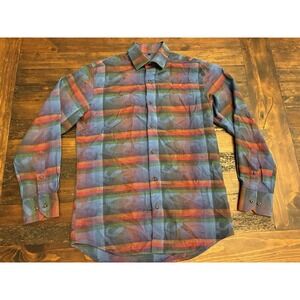 Visconti Black Long Sleeve Geometric Long Sleeve Shirt Size Small Unique Design